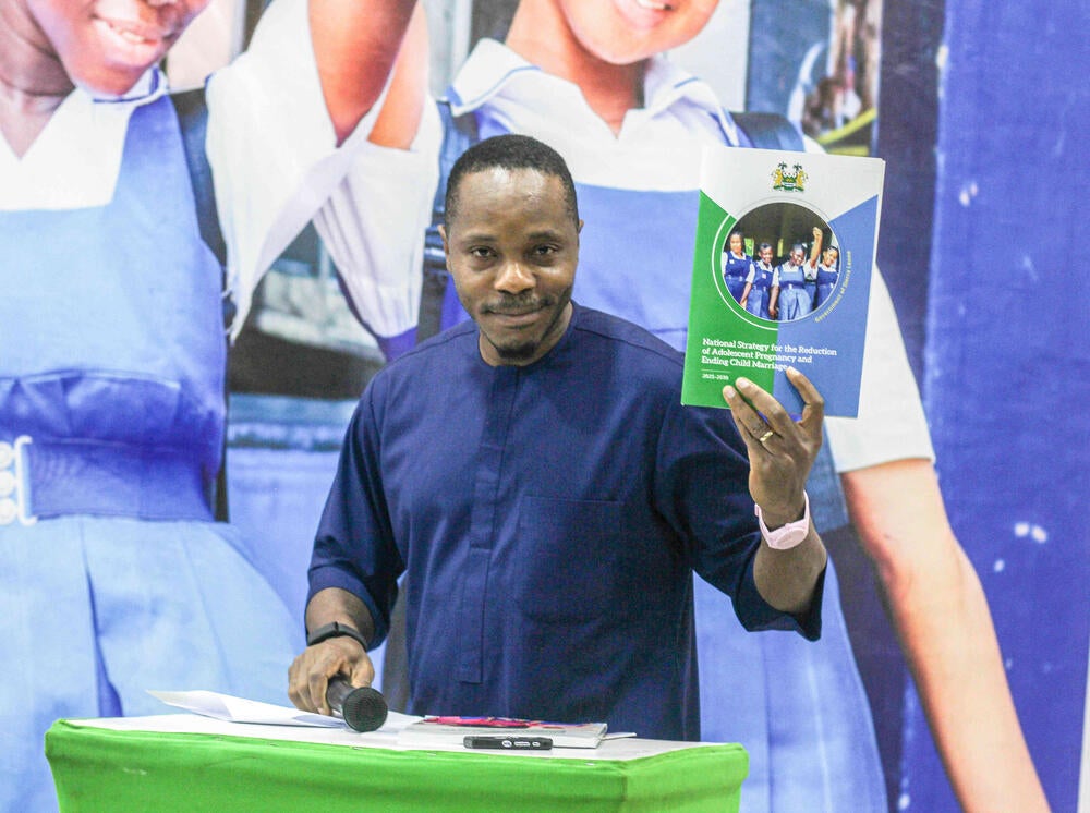 SIERRA LEONE LAUNCHES NATIONAL STRATEGY TO REDUCE ADOLESCENT PREGNANCY AND END CHILD MARRIAGE