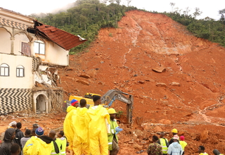 Epicentre of the landslide in Regent ©UNFPA Sierra Leone/2017/Angelique Reid