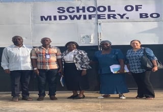 Led by the UN Resident Coordinator Babatunde Ahonsi, the team visited the School of Midwifery in Bo