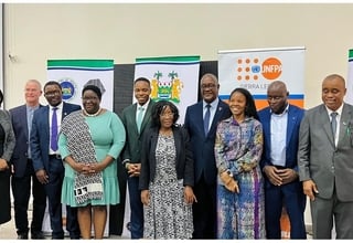 UNFPA Sierra Leone joined the Ministry of Health, DSTI and other stakeholders to launch the PReSTrack App