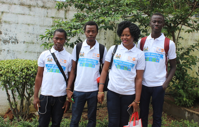 Youth advocates in Freetown ©UNFPASierraLeone/2018/Reid