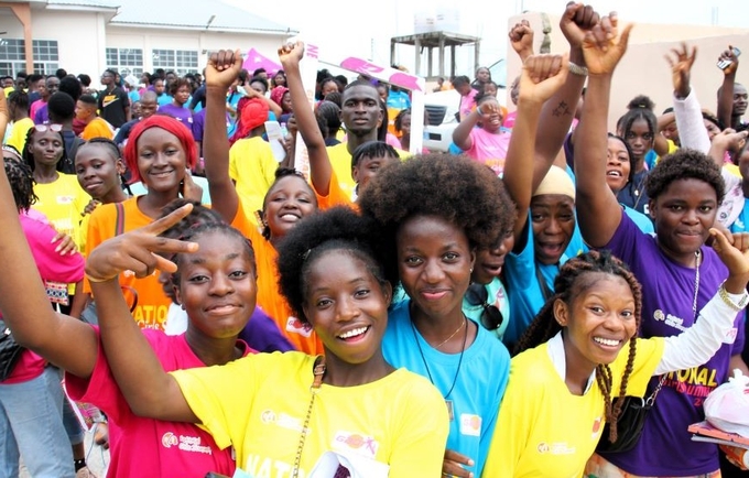 The summit was focused on empowering girls with the skills they need to assume leadership roles