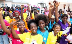 The summit was focused on empowering girls with the skills they need to assume leadership roles