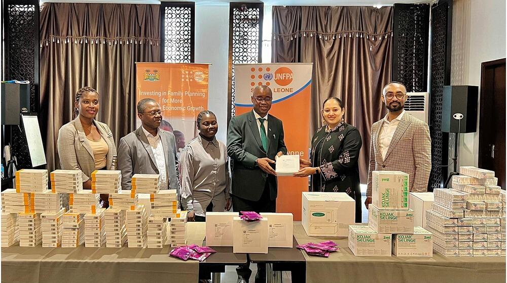 UNFPA Hands Over $1.1 Million in Contraceptives and Maternal Health Supplies to Ministry of Health