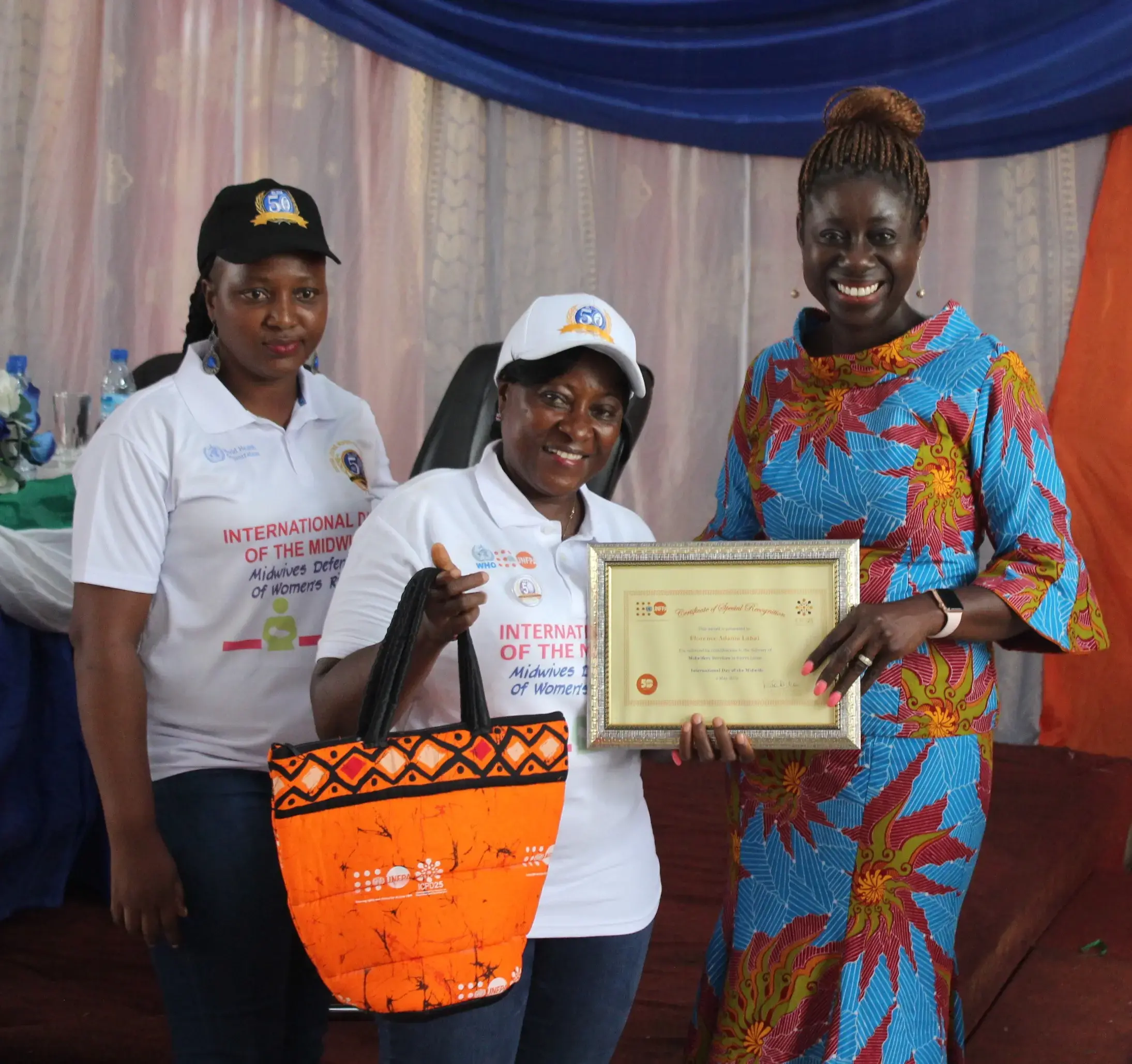 UNFPA awards 50 outstanding midwives in Sierra Leone to commemorate International Day of the Midwife