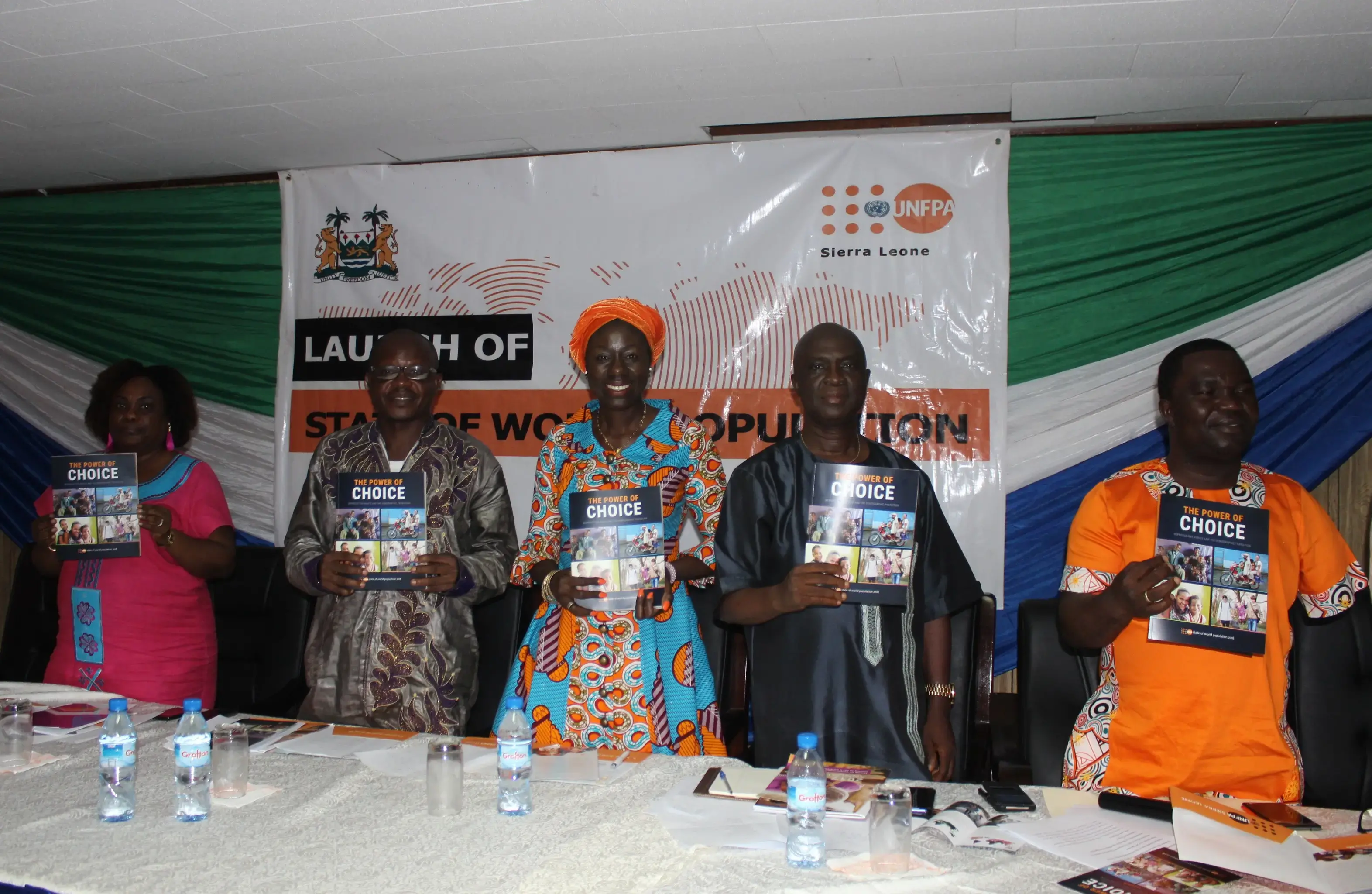 UNFPA in Sierra Leone launches new State of World Population 2018 report in Parliament 