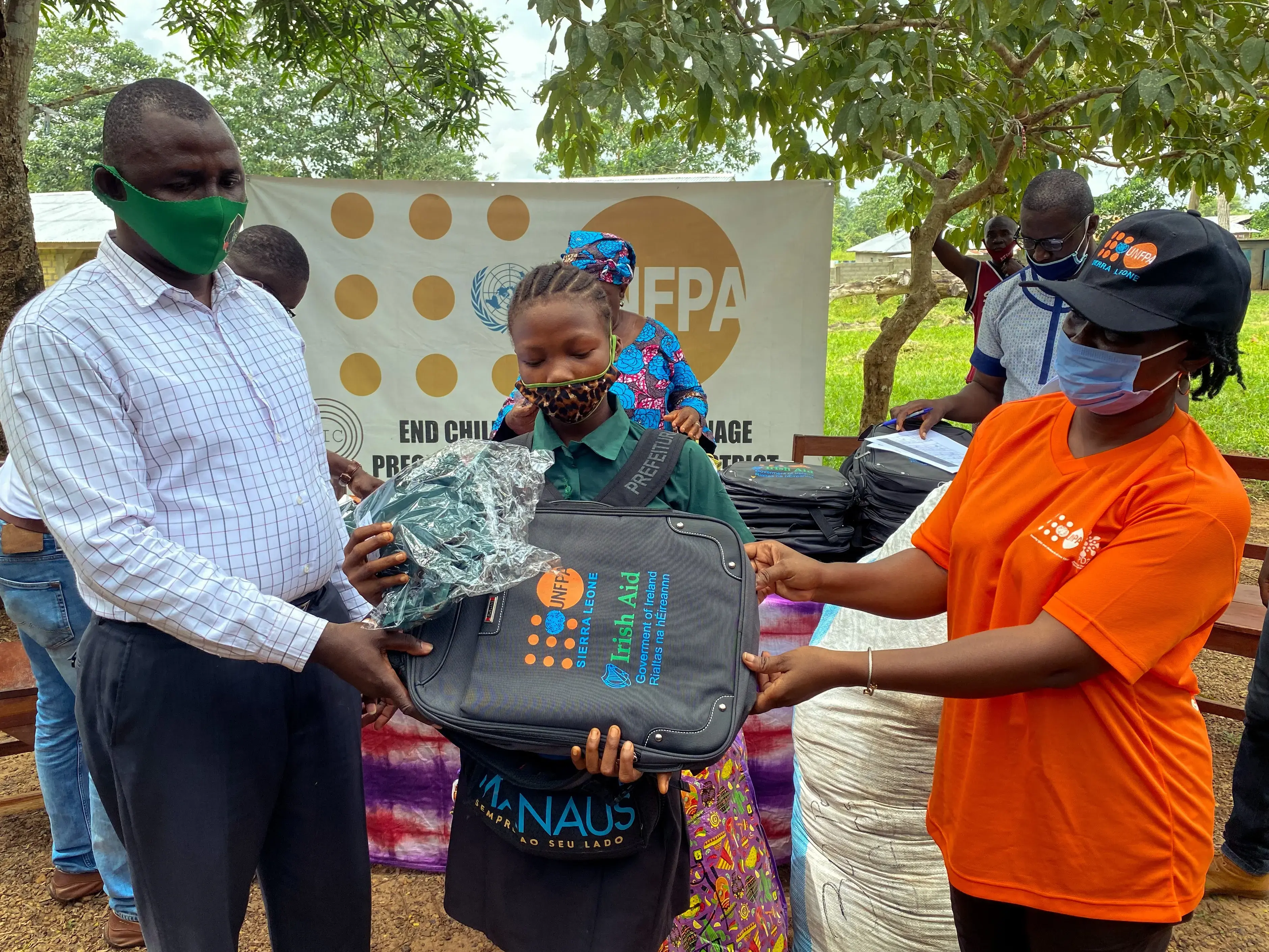 UNFPA provides back to school kits to 1000 adolescent girls in three districts