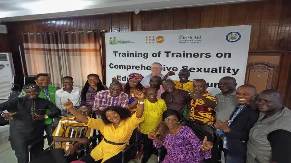 UNFPA supports training of trainers on Comprehensive Sexuality Education 