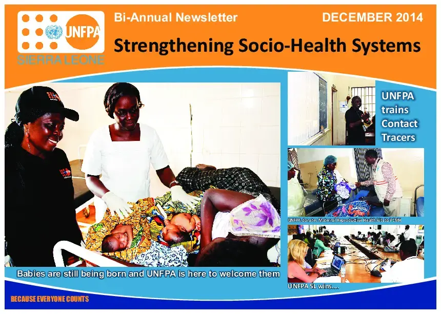 Strengthening Socio-Health Systems in Sierra Leone (December Issue)